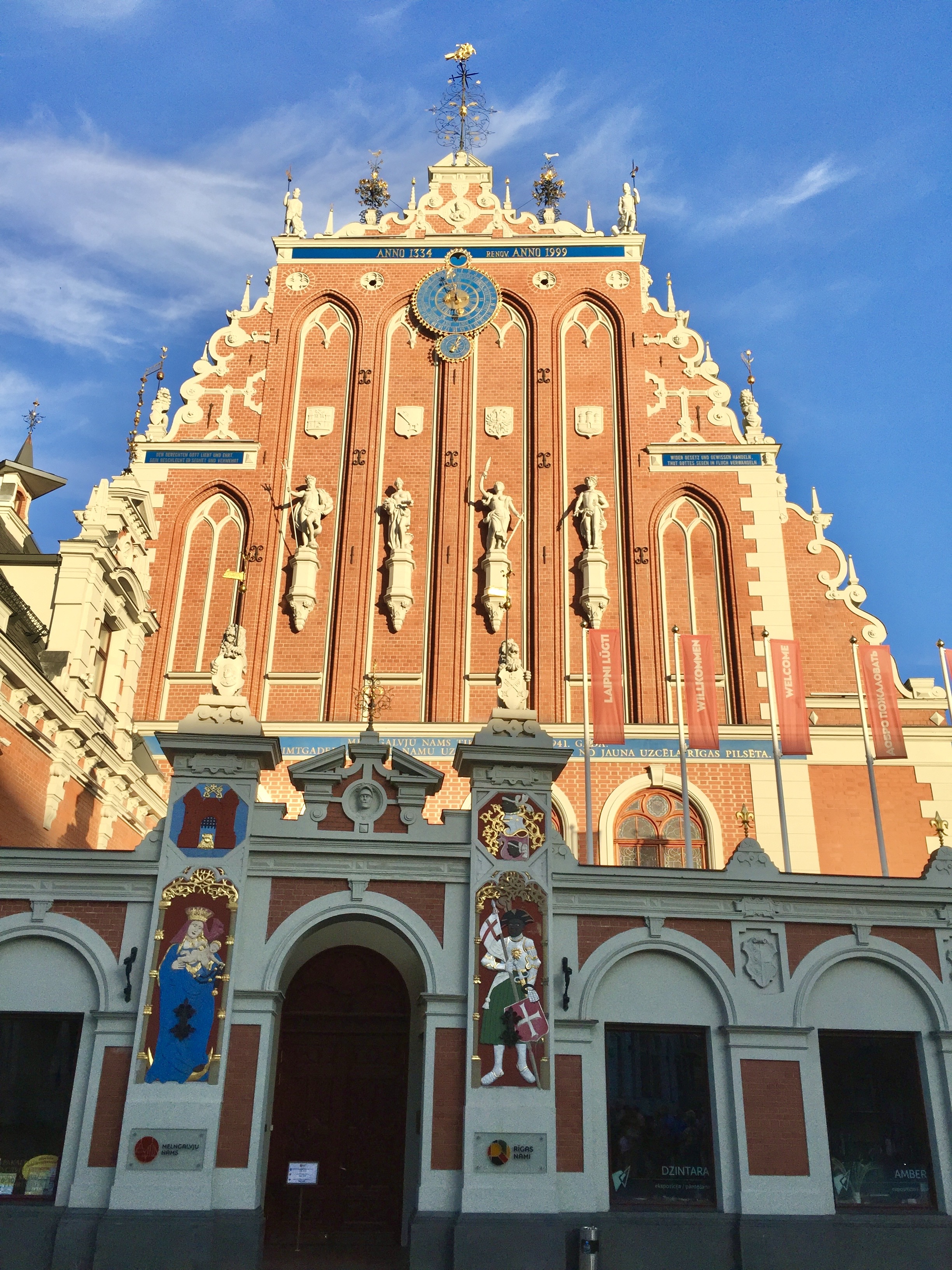 House of Black Heads in Riga