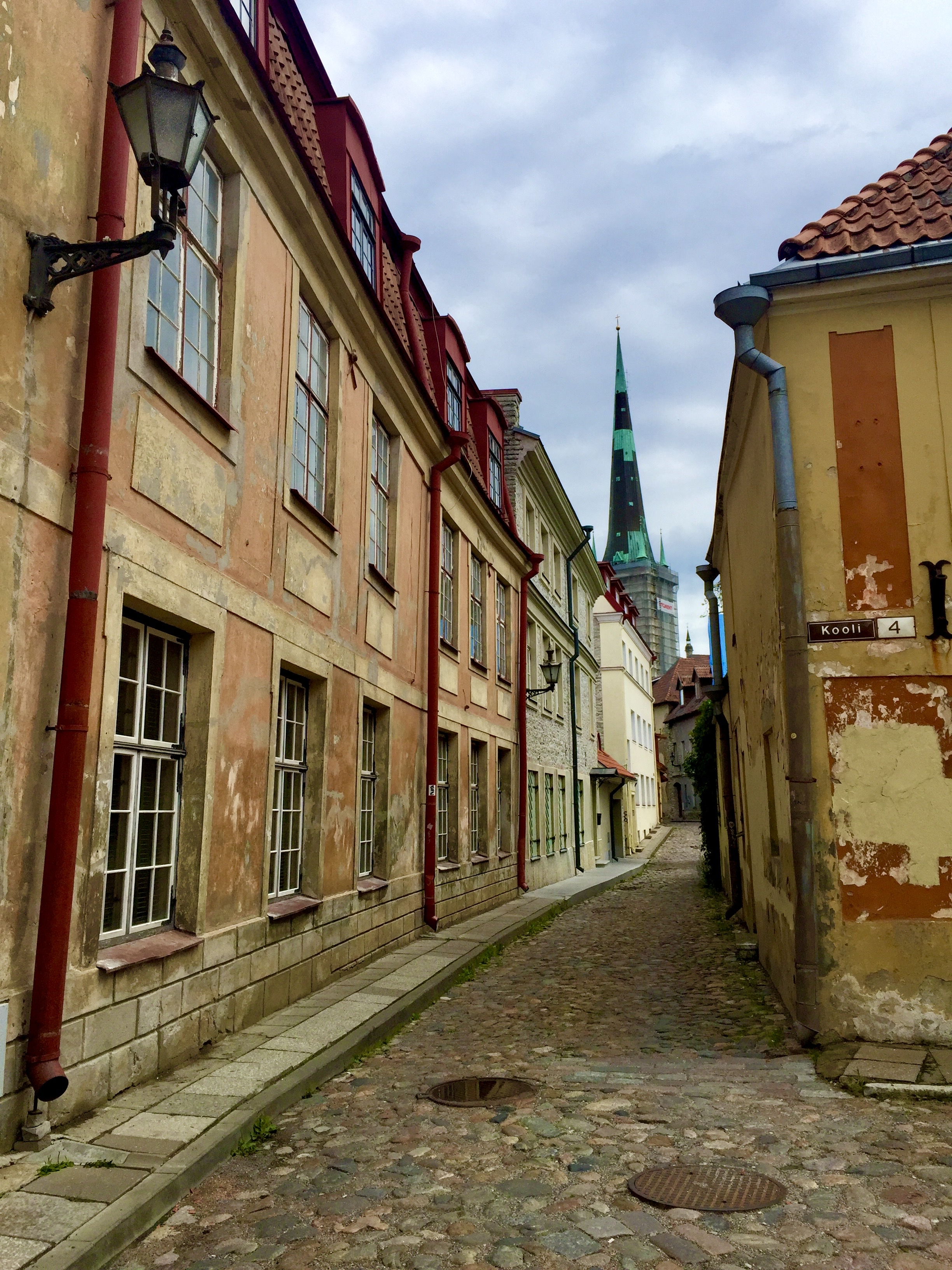 Alley in Tallinn Old Town