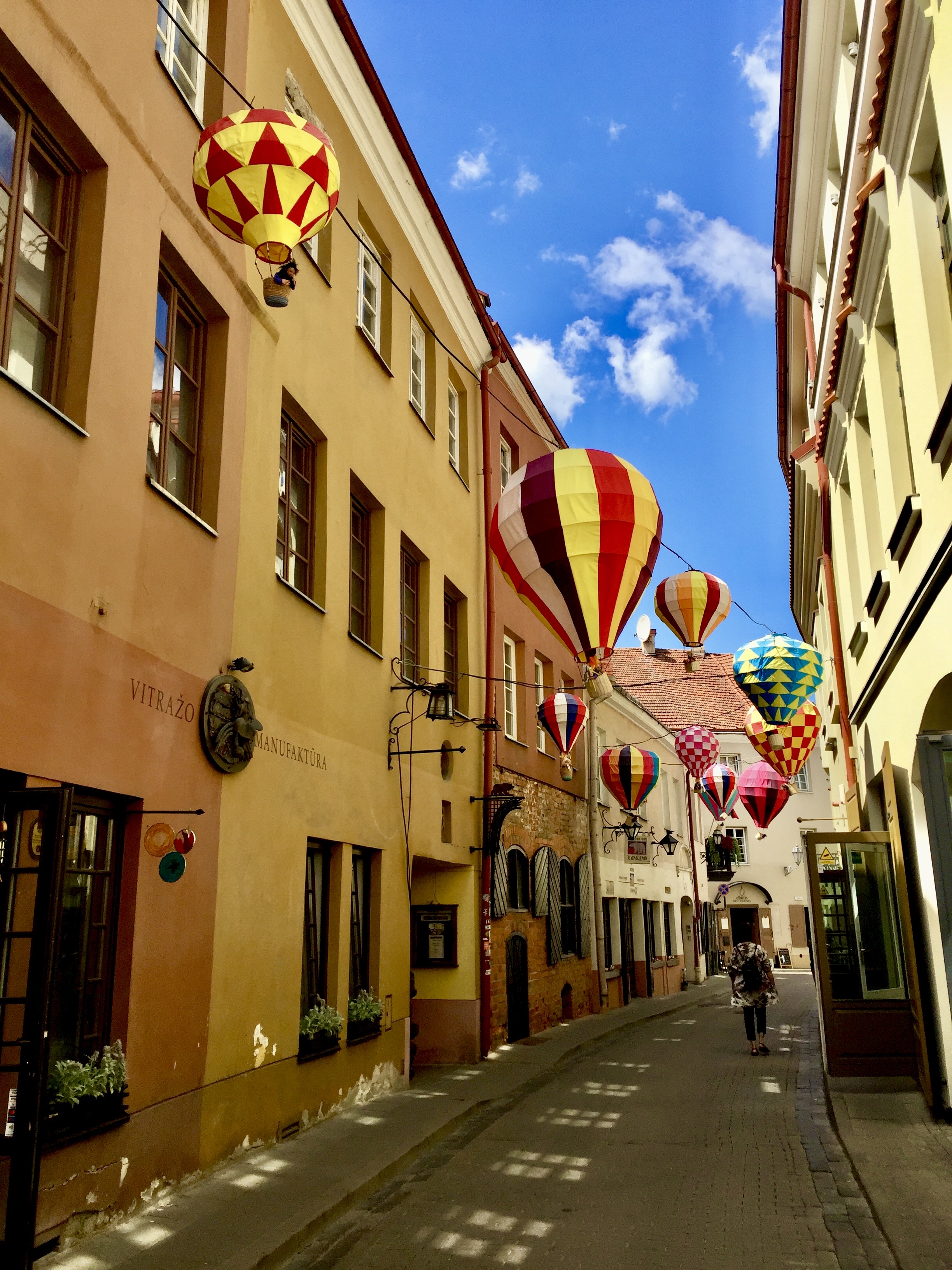 Alley in Old Town Vilnius