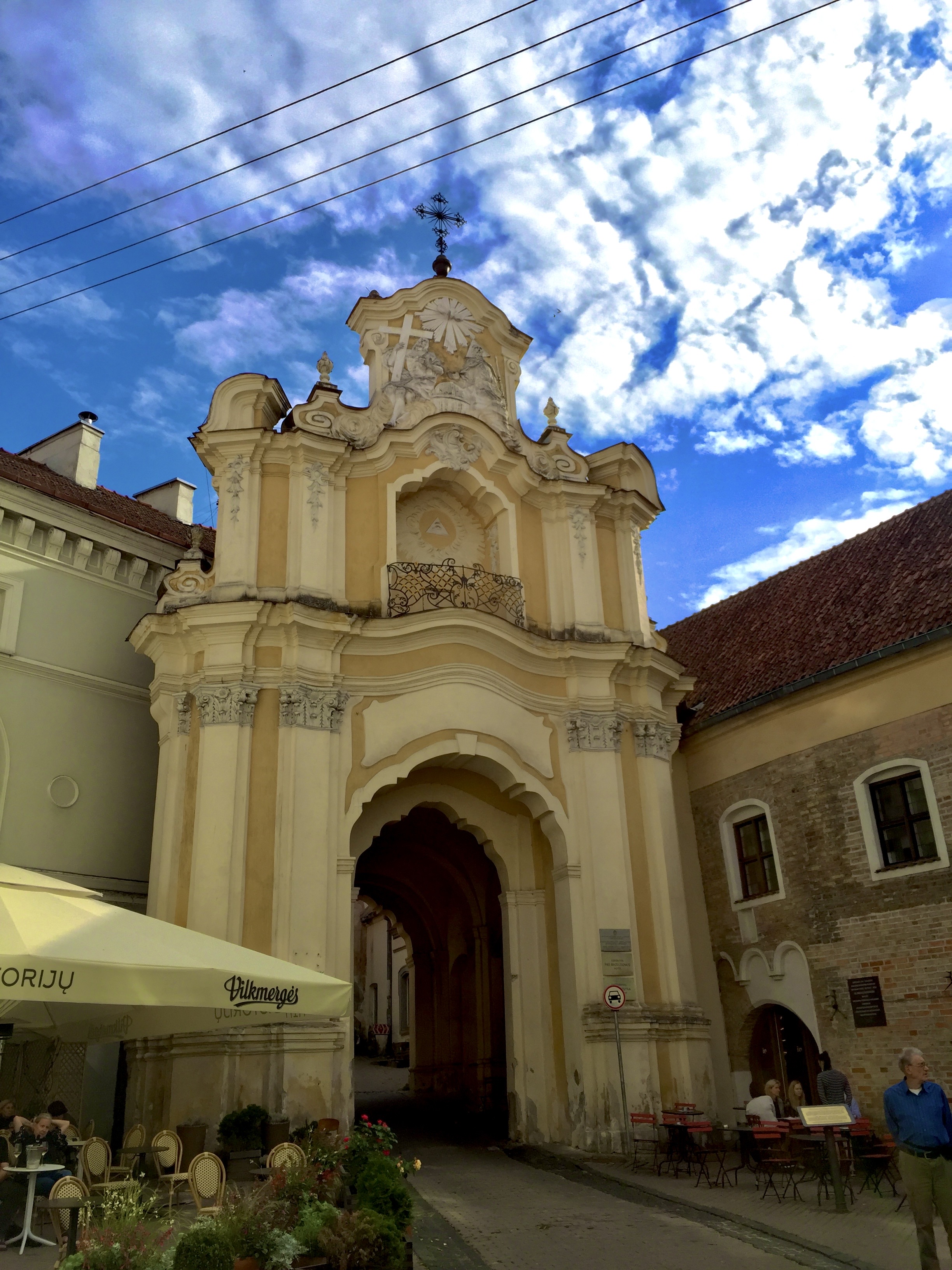 Gate to the city in Vilnius